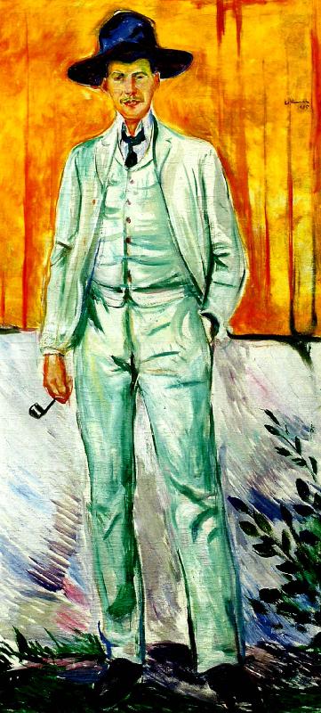 portratt av malaren ludvig karsten, Edvard Munch